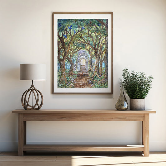 "The Arch of Echoing Leaves" Print