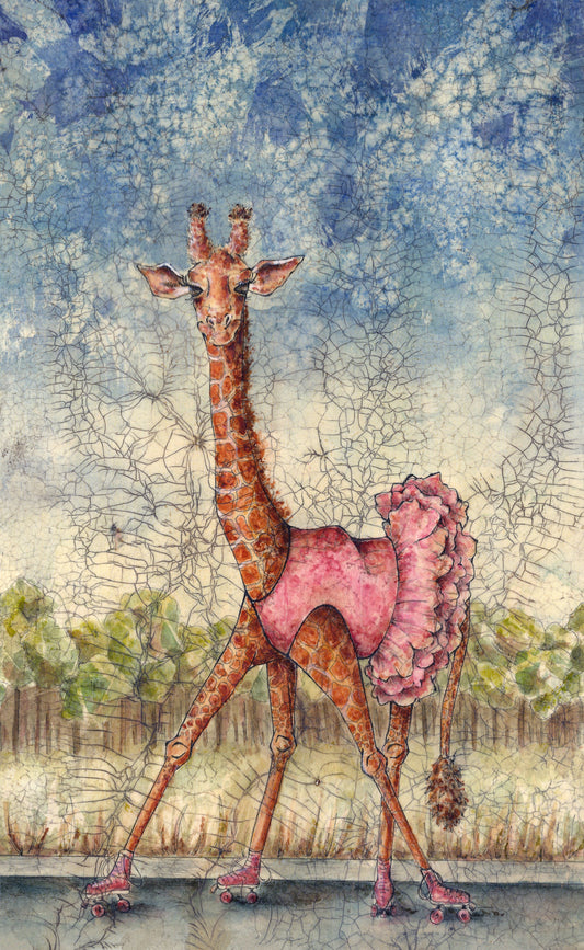 "Giraffe in Pink Tutu"