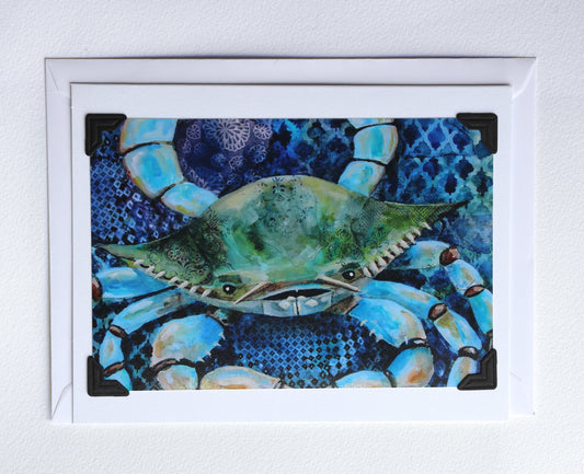 "Blue Crab" Greeting Card