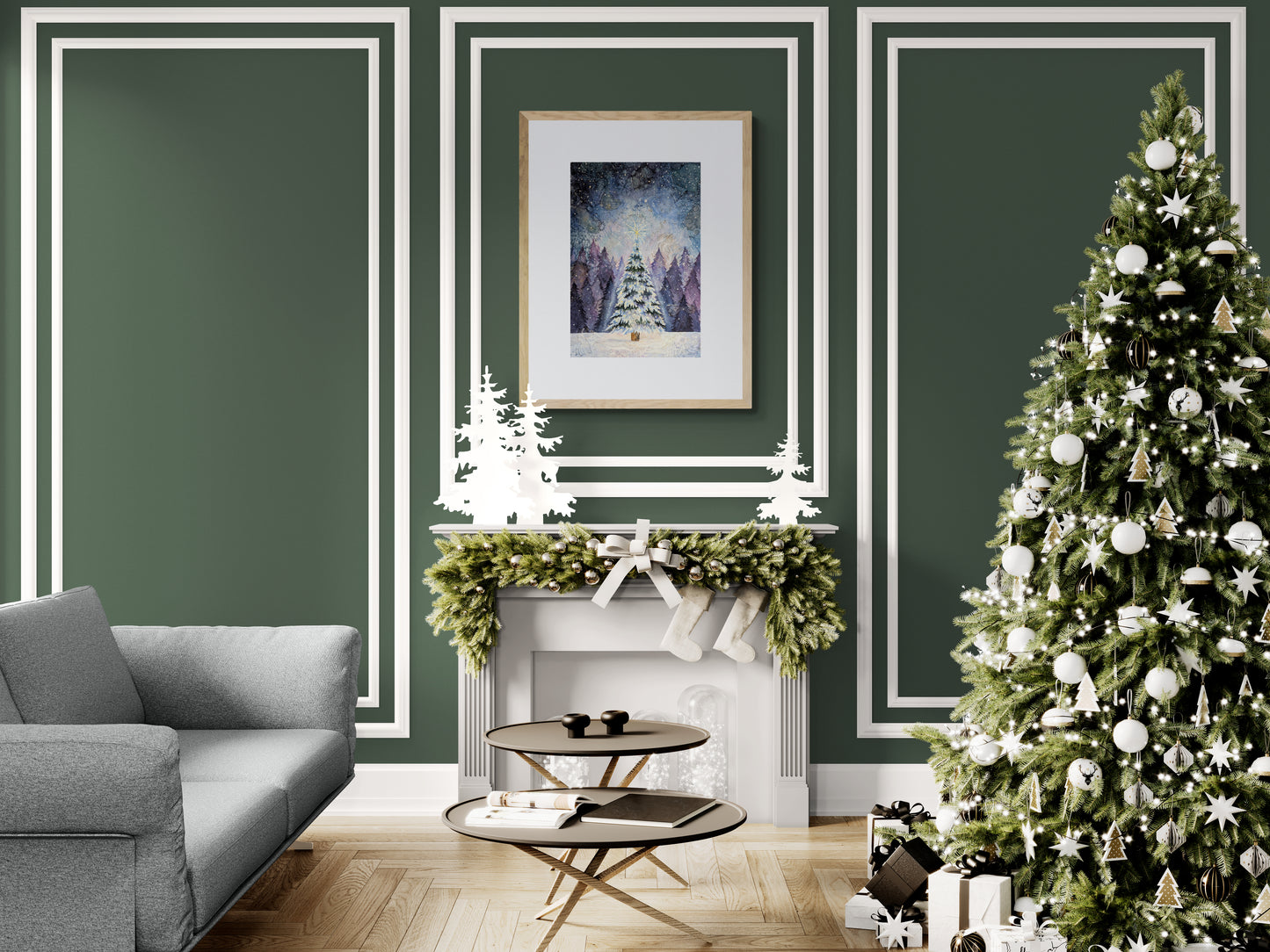 "Christmas Lights"  Print