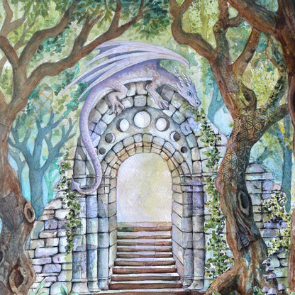 "The Arch of Echoing Leaves" Print