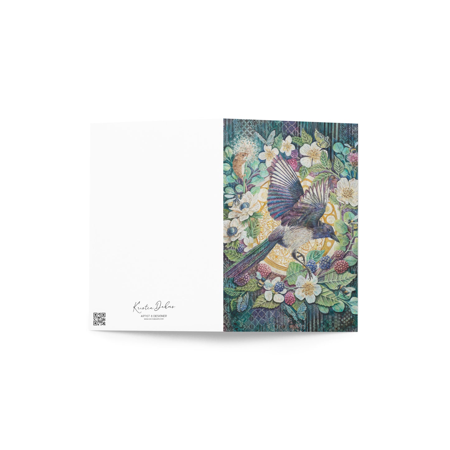 "Magpie" Greeting Card