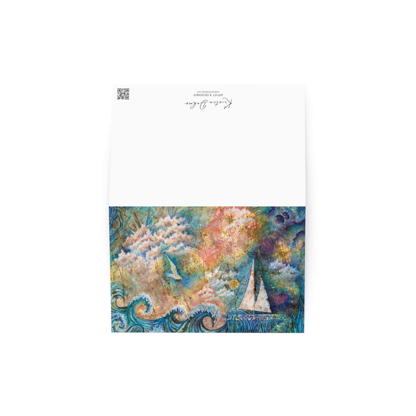 "Dreaming at Sea" Greeting Card