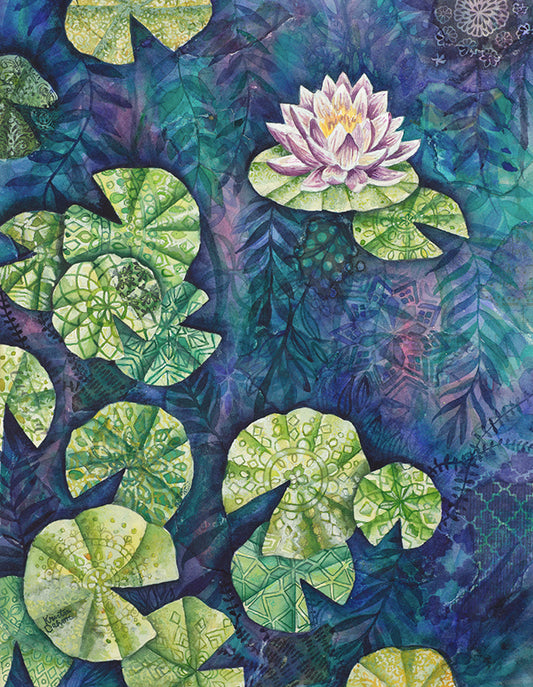 "Lilly Flower" print