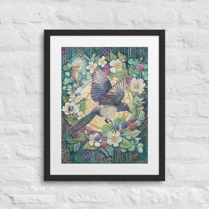 "Magpie" Framed Print