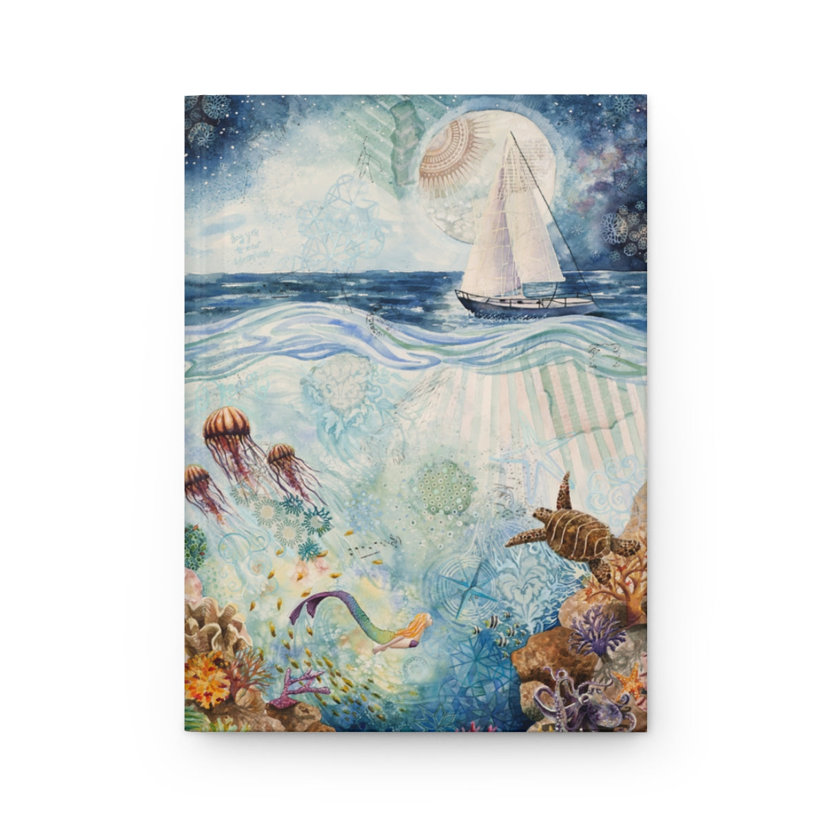 Hard Cover Journal - Mermaid