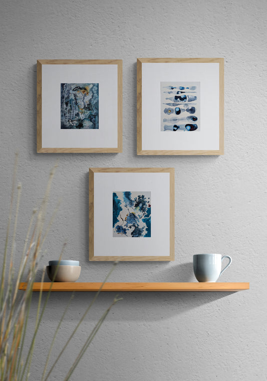 "Ocean sand" set of 3