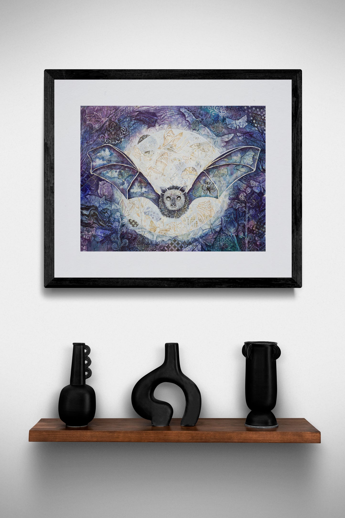 "The Sounds of Midnight" Framed Print