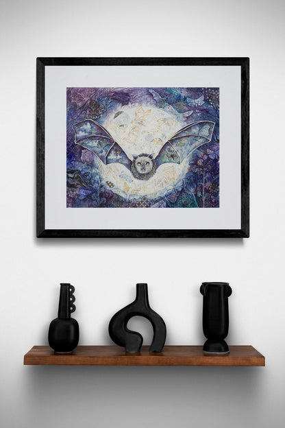 "The Sounds of Midnight" Framed Print