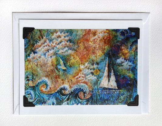 "Dreaming at Sea" Greeting Card