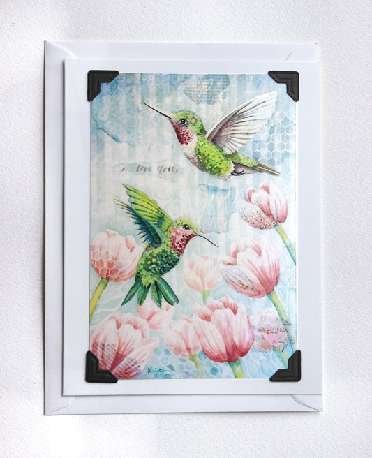 "Humming Bird" Greeting Card