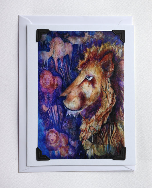 'Lion" Greeting Card