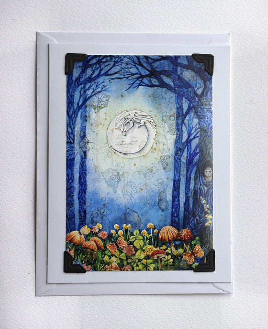"Moon Guardian" Greeting Card