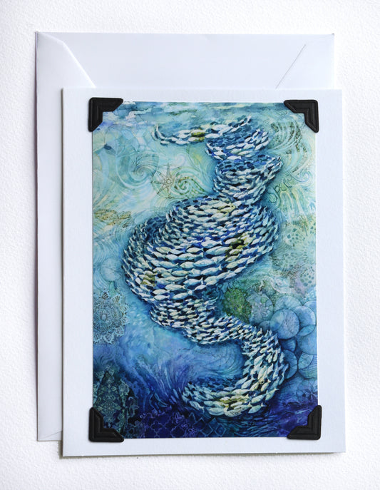 "School of Fish" Greeting Card